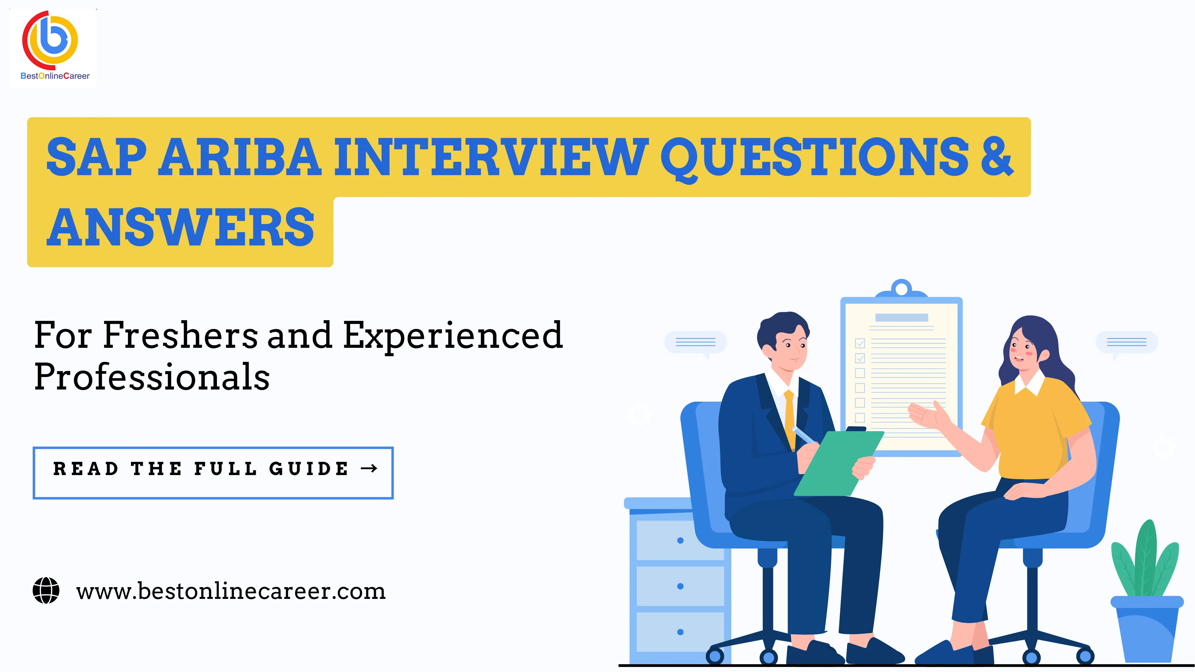 SAP Ariba Interview Questions and Answers for Freshers and Experienced Professionals